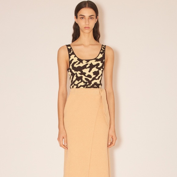 Nanushka Sabrina Animal-Printed Cropped Tank Top - S - Picture 5 of 5